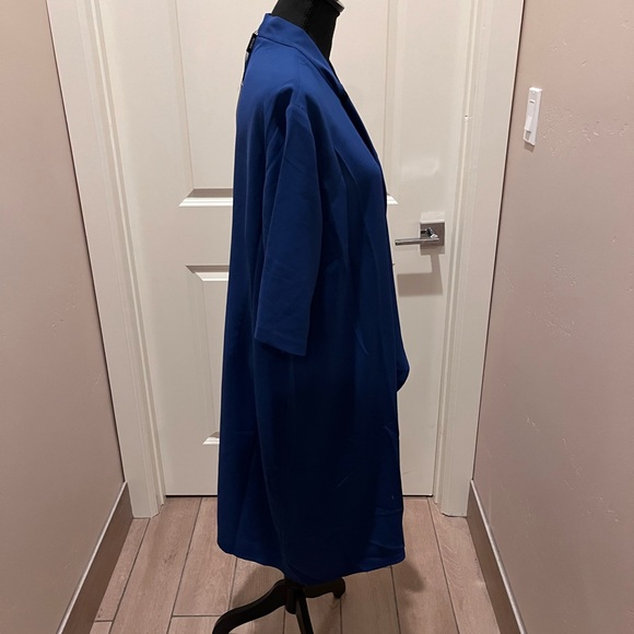 Elegant Blue Misook Dress - Picture 4 of 5